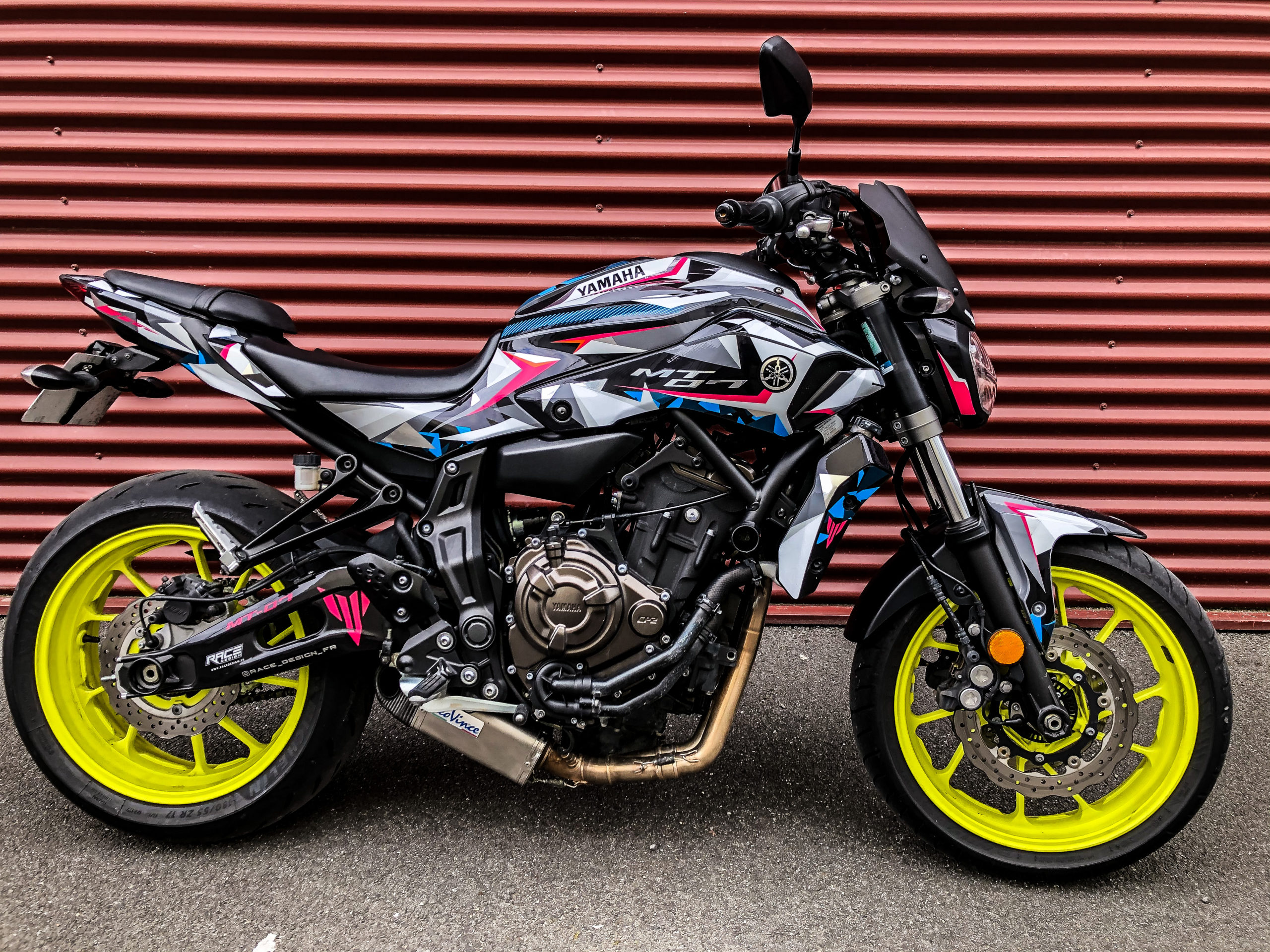 Kit déco CAMO Yamaha MT07 2014-18 / 2018-2020 - Race Design
